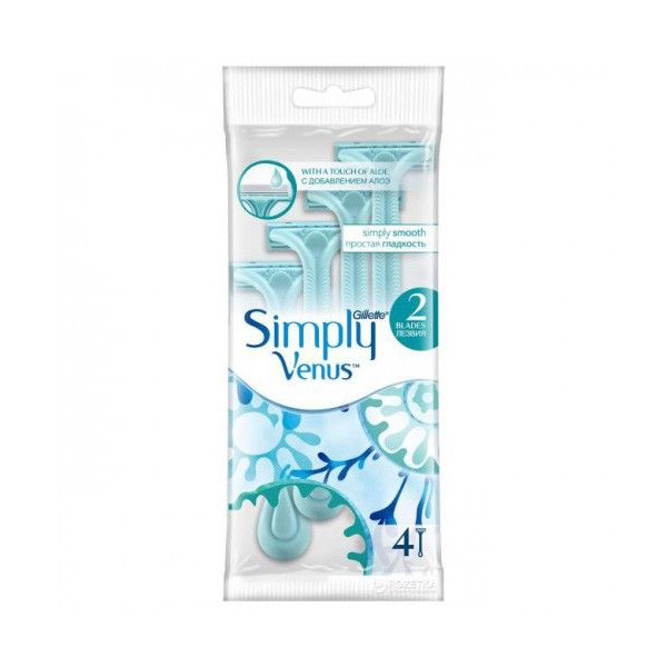 GILLETTE SIMPLY VENUS DISPOSABLE 4PCS