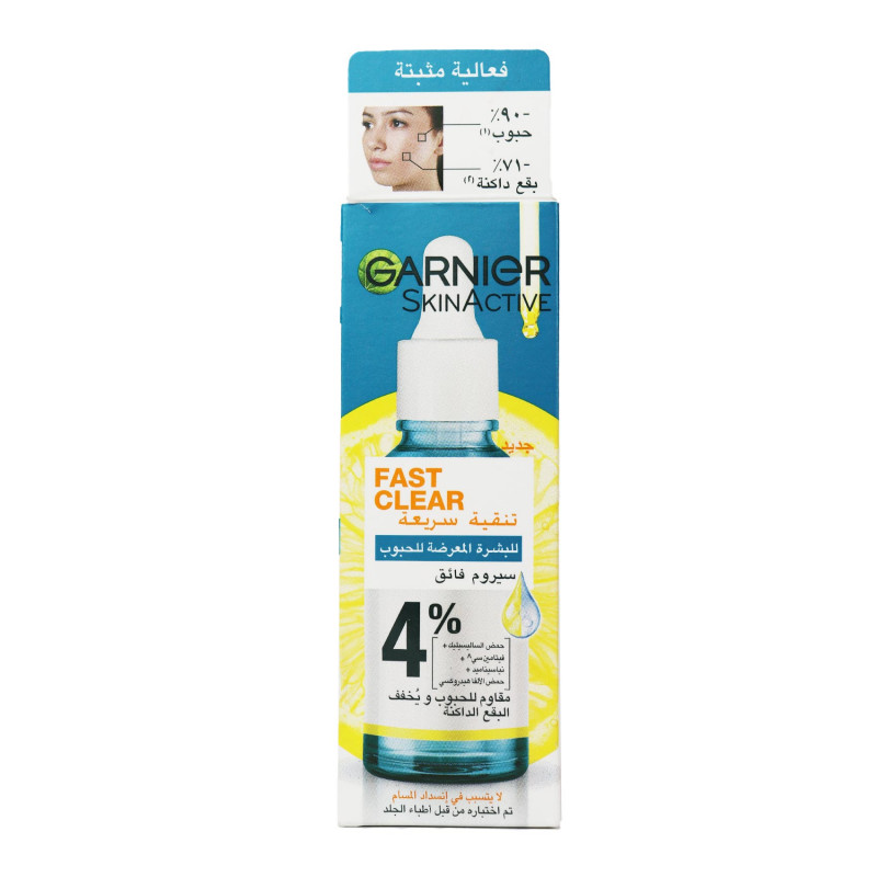 GARNIER SERUM 15ML SKINACTIVE FAST CLEAR