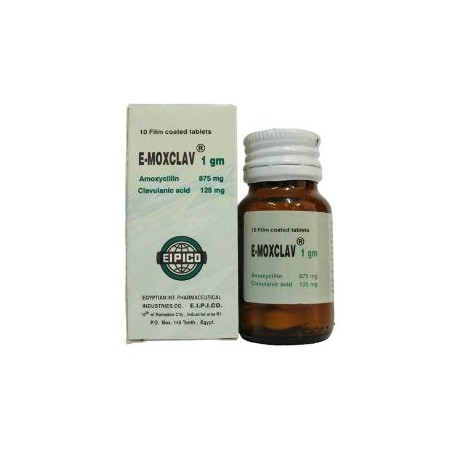 E-MOXCLAV 1000MG 10TAB