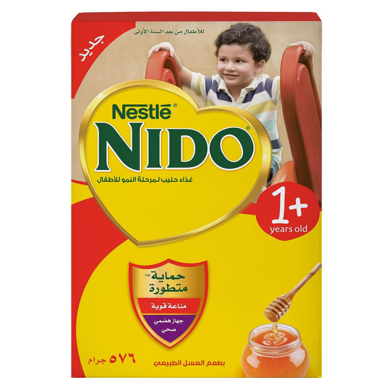 NIDO (1+) MILK POWDER WITH HONEY 576G