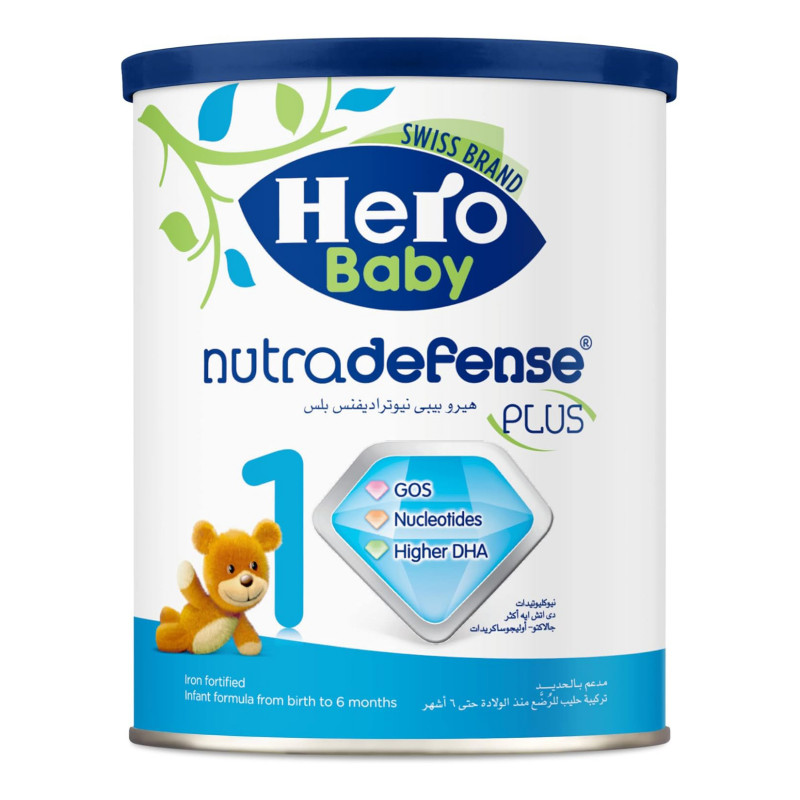 HERO BABY NUTRADEFENSE (1) PLUS MILK 400GM