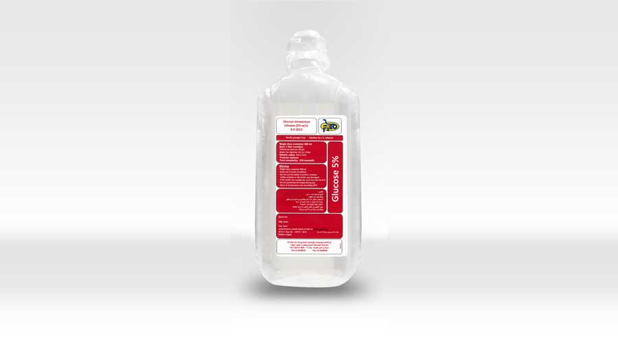 GLUCOSE 5% INFU. 500ML CAP