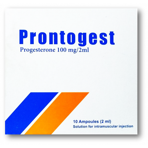 PRONTOGEST 100 MG 10 AMP