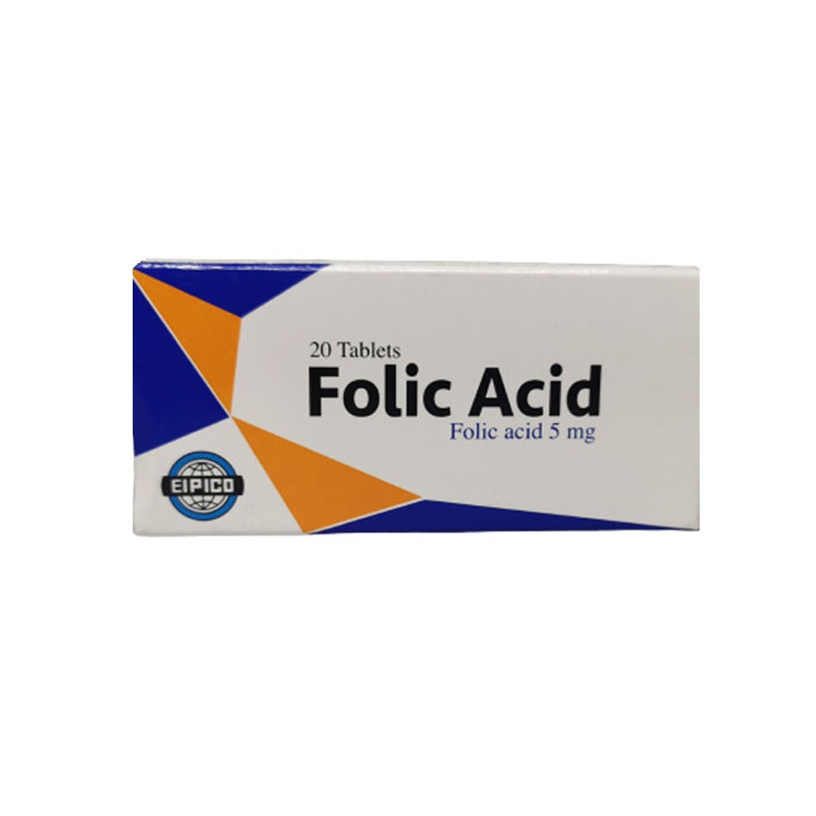FOLIC ACID 5 MG 20 TAB (EIPICO)