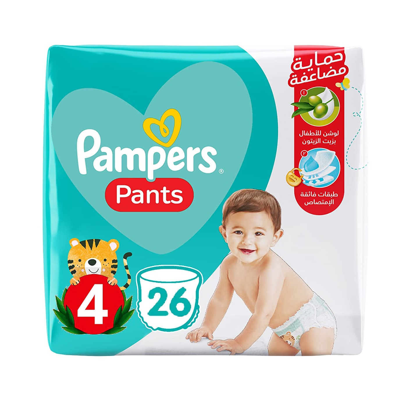PAMPERS PANTS (4) 26PCS