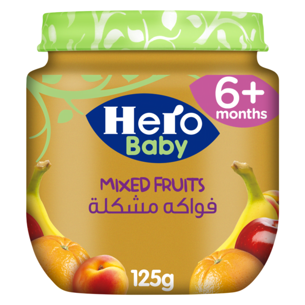 HERO BABY MIXED FRUITS 125G JAR