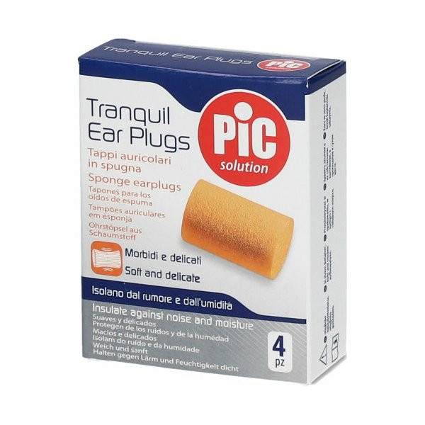 PIC SPONGE EAR PLUGS 4PCS