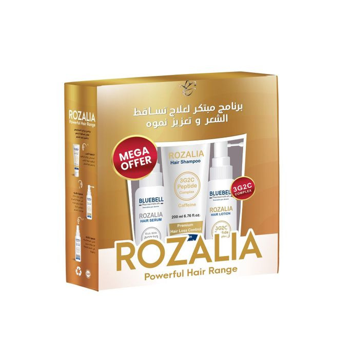 BLUEBELL ROZALIA HAIR LOTION 120 ML + SHAMPOO 200 ML + SERUM 120 ML