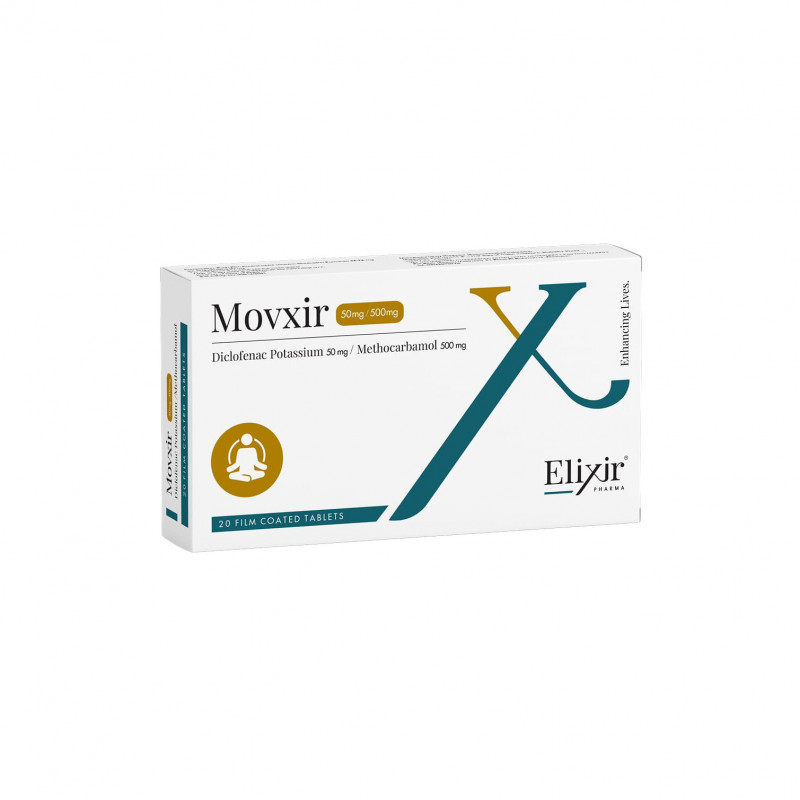 MOVXIR 50/500 MG 20 TAB