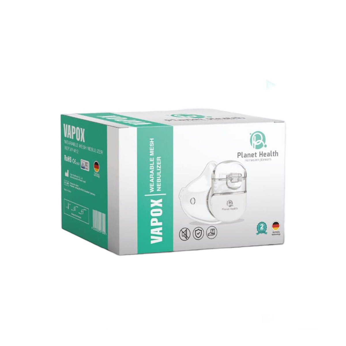 PLANET HEALTH VAPOX WEARABLE MESH NEBULIZER