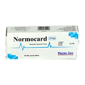 NORMOCARD 2.5 MG 30 TAB
