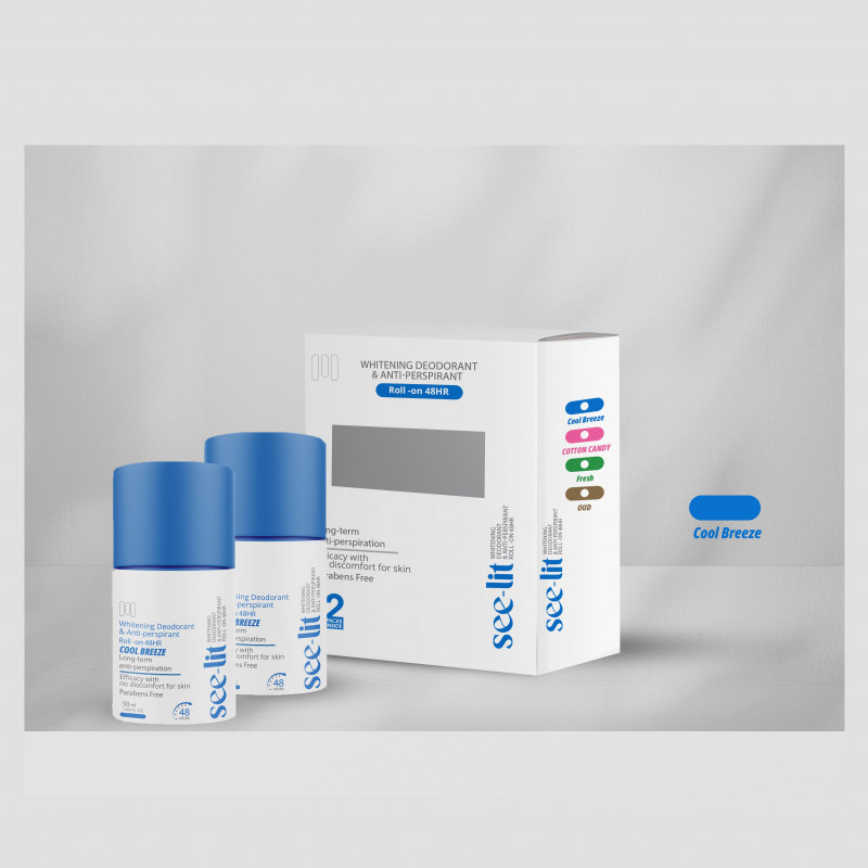 SEE LIT DEODORANT COOL BREEZE 50 ML 1+1