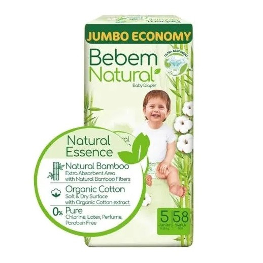 BEBEM NATURAL (5) 58PCS