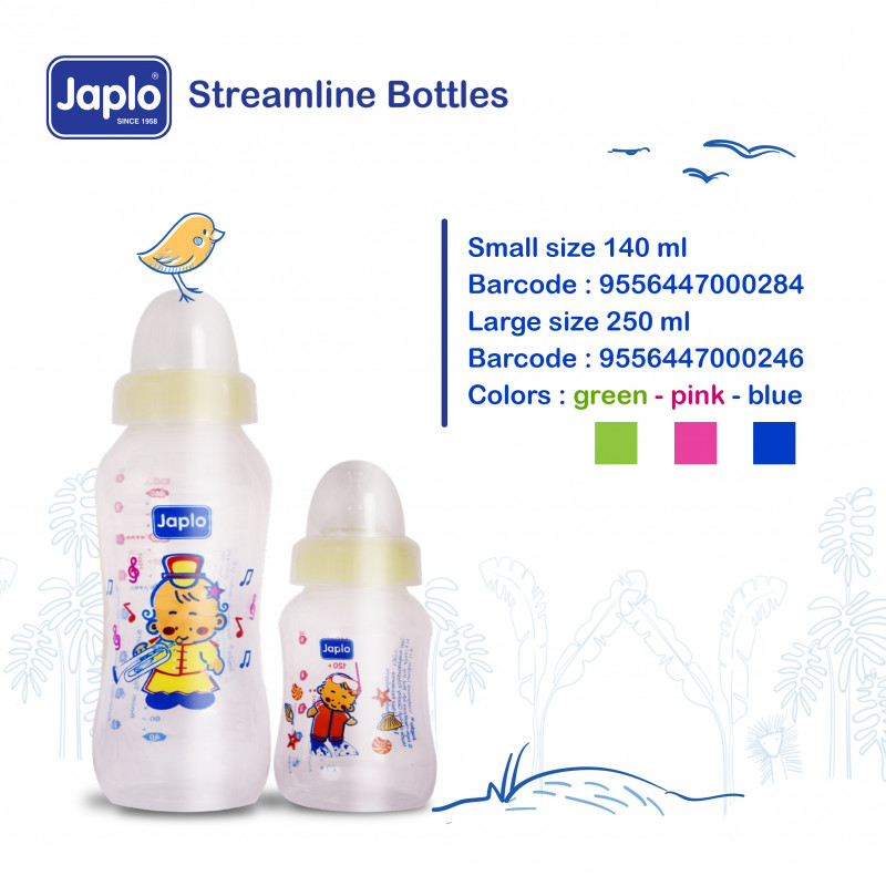 JAPLO BABY FEEDING BOTTLE 240 ML