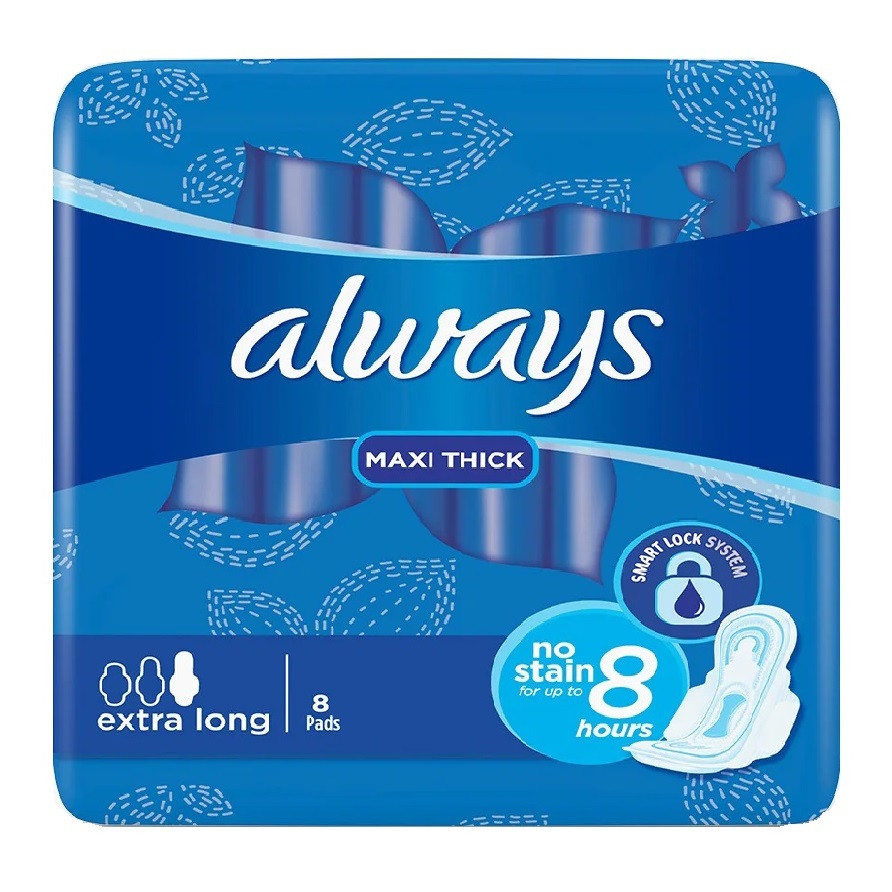 ALWAYS MAXI THICK EXTRA LONG 7-8 PCS
