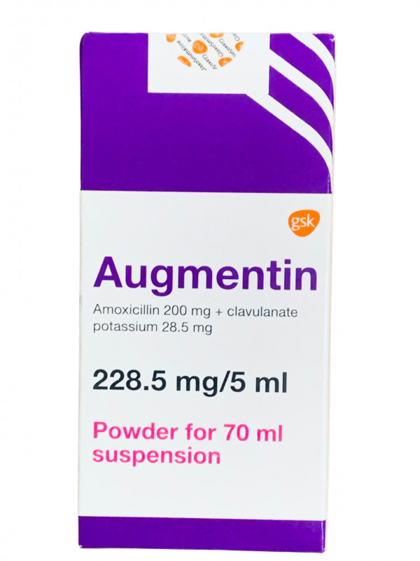 AUGMENTIN 228.5ML SYR 70ML