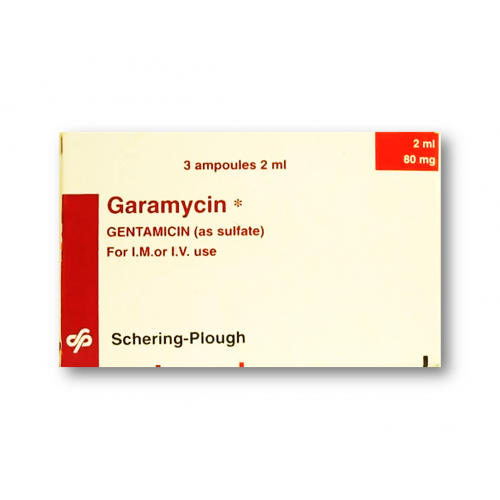 GARAMYCIN 80MG 3AMP