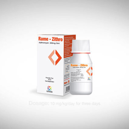 RAME-ZITHRO 200 MG /5 ML 15 �ML SUSP