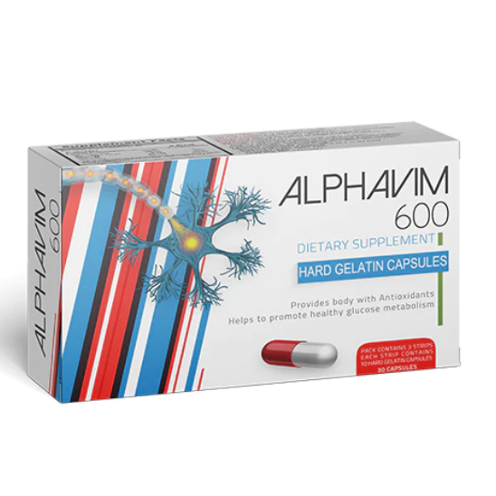 ALPHAVIM 600MG 20 CAP