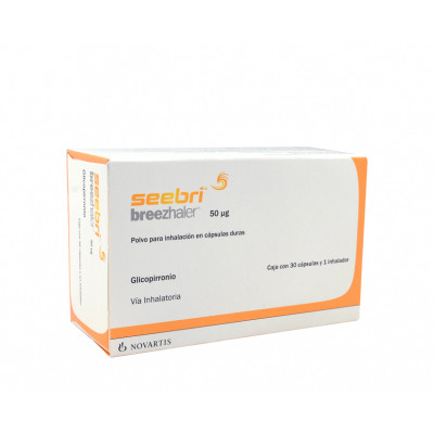 SEEBRI BREEZHALER 50MCG 30/INH.CAP