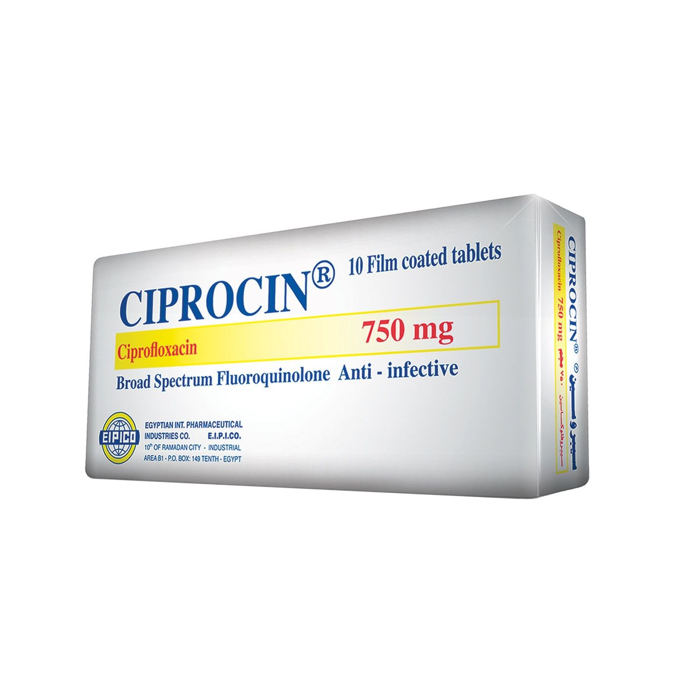 CIPROCIN 750MG 10TAB