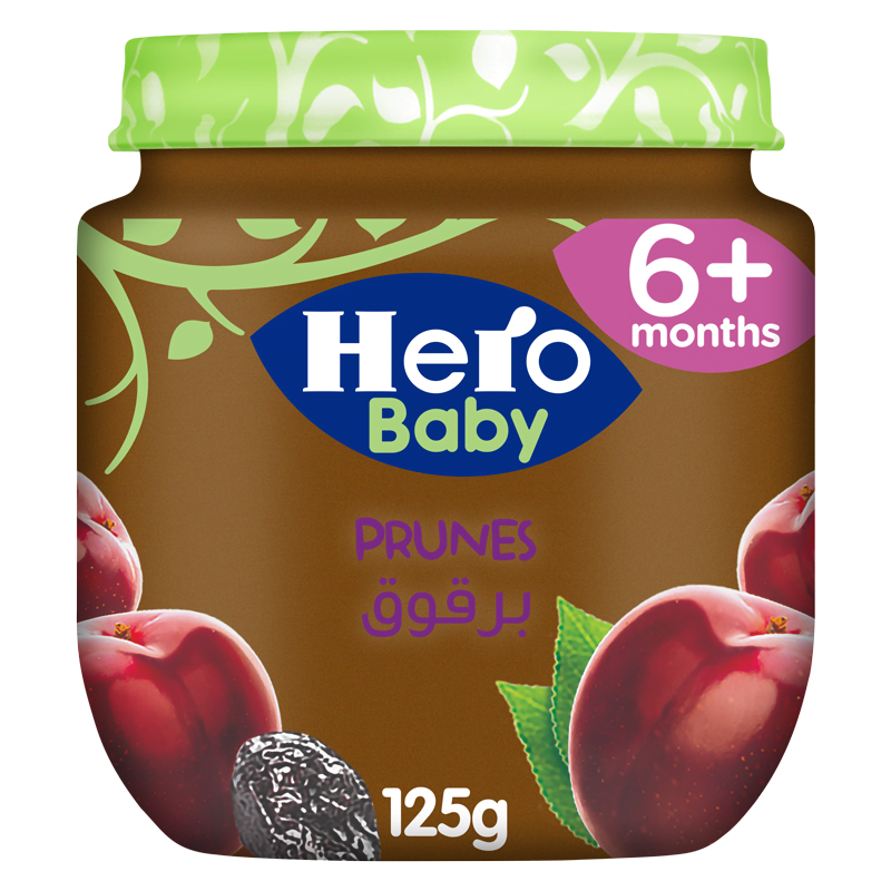 HERO BABY PRUNES 125 G JAR