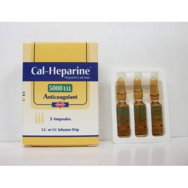 HEPARIN SODIUM 5000 UNIT 3 AMP