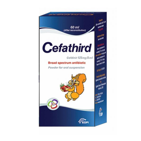 CEFATHIRD SUSP 125MG 60ML