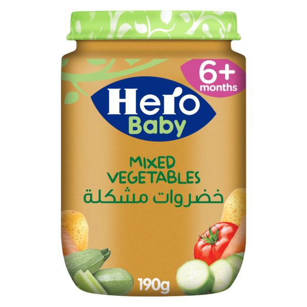 HERO BABY MIXED VEGETABLES 190G JAR