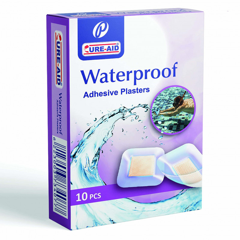 CURE AID WATER PROOF 10 PCS