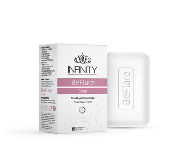 BE FLARE WHITENING SOAP 100GM