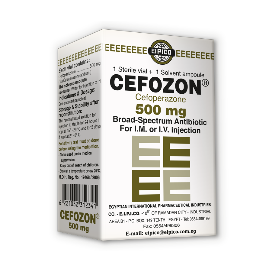 CEFOZON 500MG VIAL