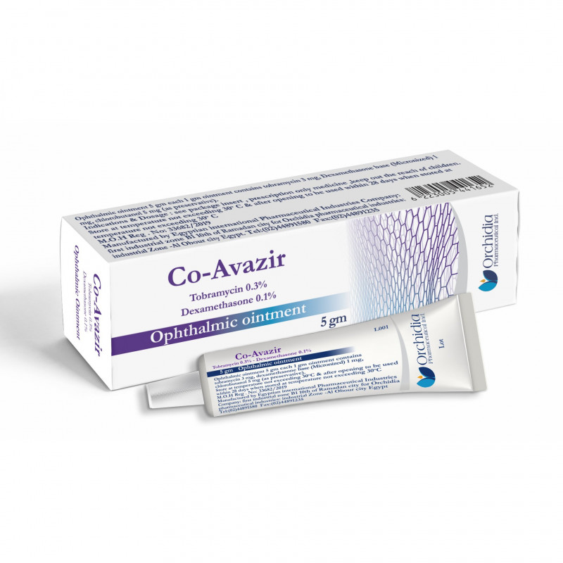CO-AVAZIR OPHTHALMIC OINTMENT 5GM