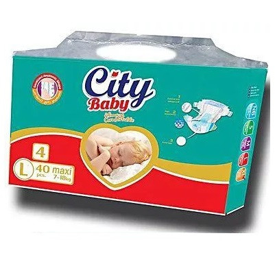 CITY BABY SIZE (4) 40PCS