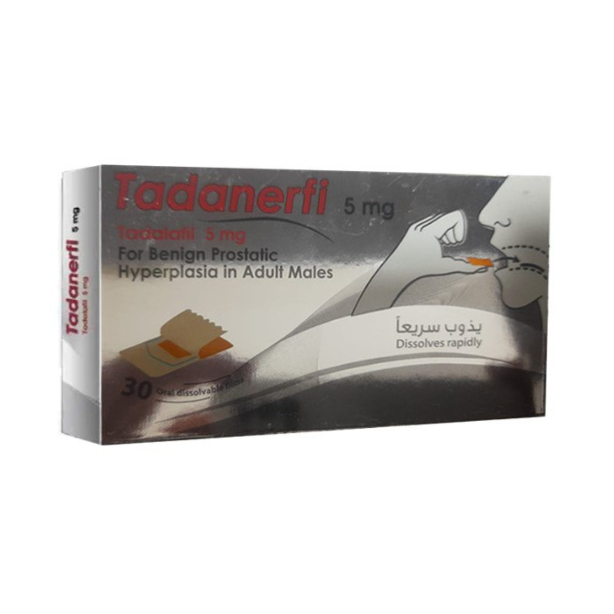 TADANERFI 5 MG 30 ORAL FILM
