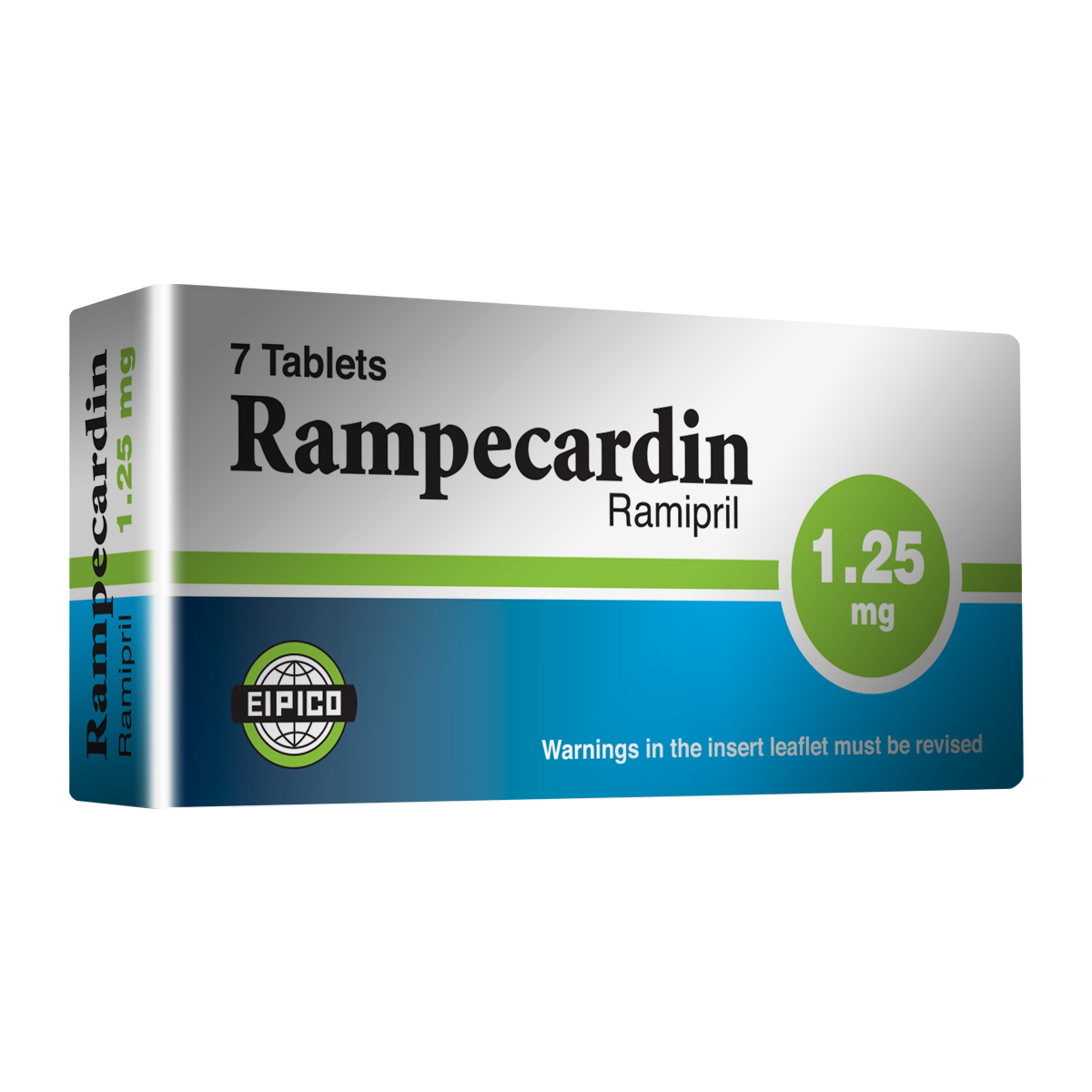 RAMPECARDIN 1.25 MG 7 TAB