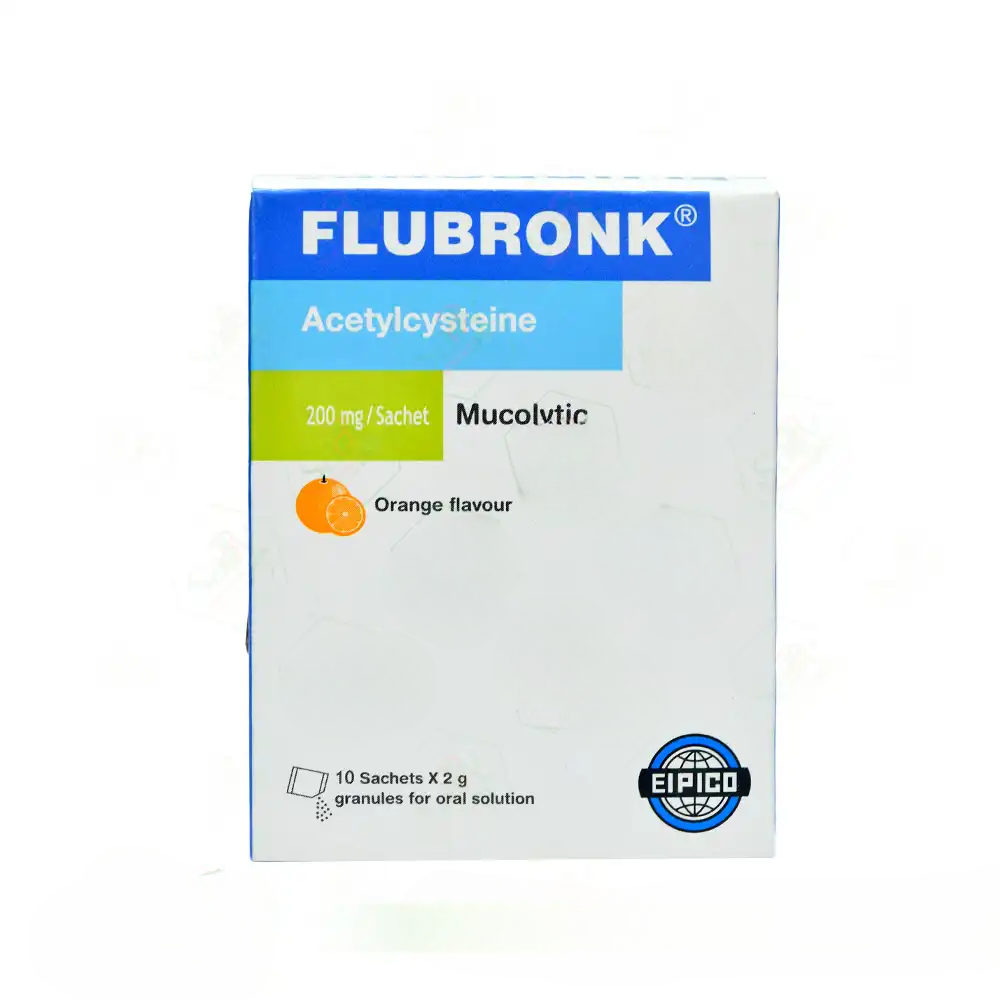 FLUBRONK 200 MG 10 SAHETS