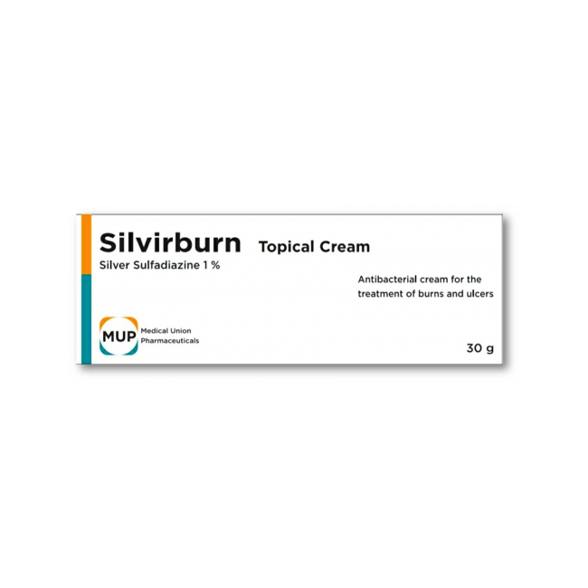 SILVIRBURN TOPICAL CREAM 30GM