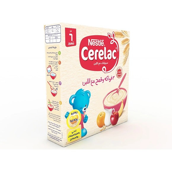 CERELAC 3 FRUITS&WHEAT WITH MILK 125G