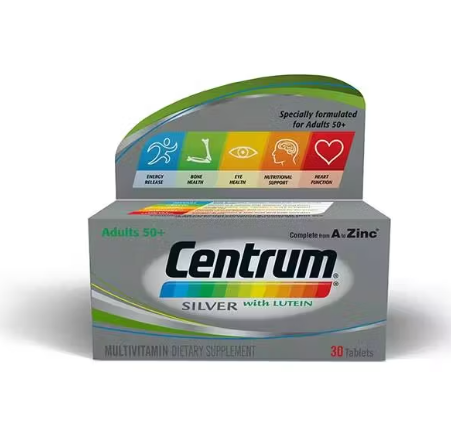CENTRUM SILVER WITH LUTEIN ADULT 50+ (30)TAB