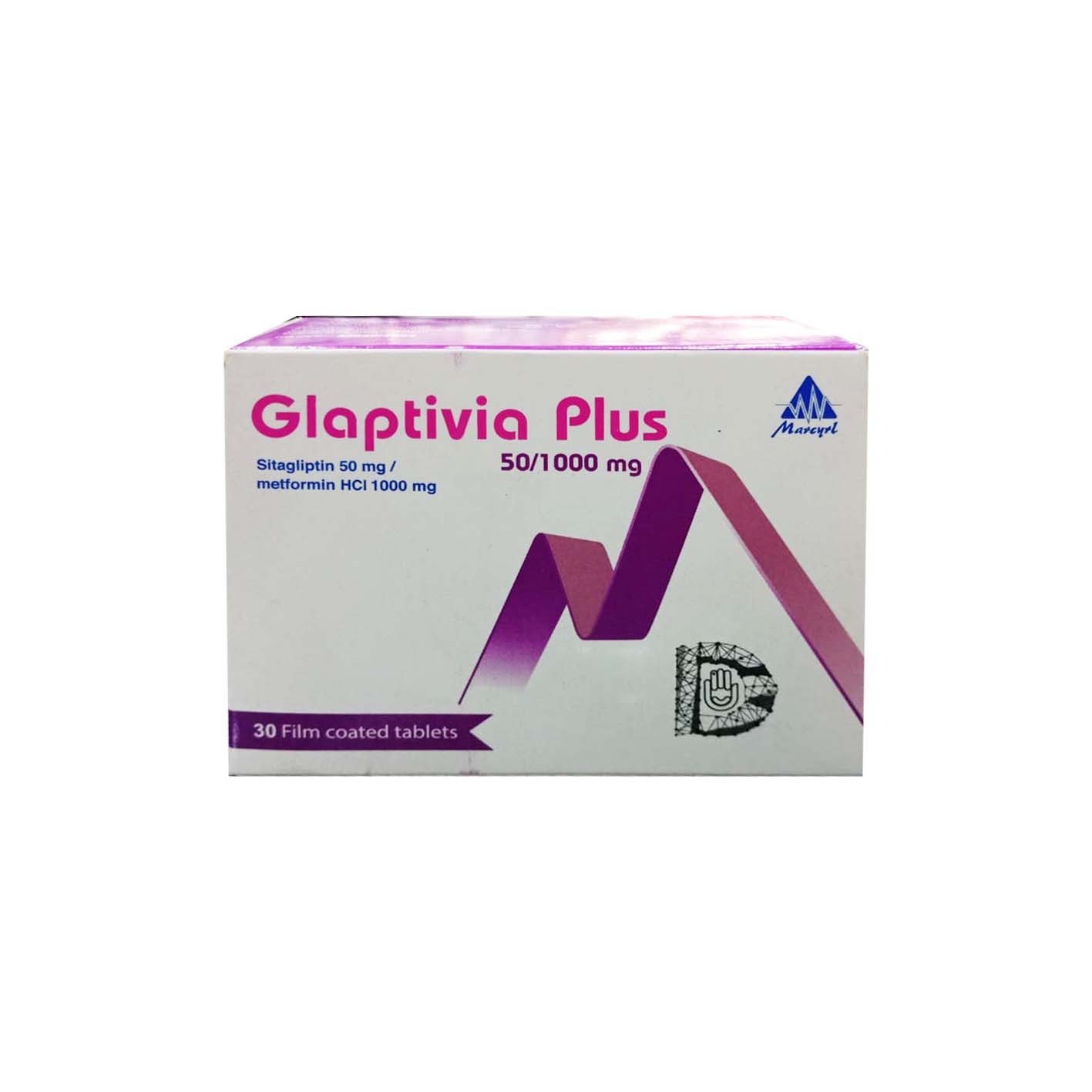 GLAPTIVIA PLUS 50/1000 MG 30TAB