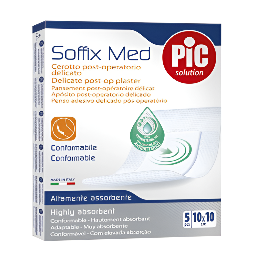 PIC SOFFIX MED 10*10 CM 5PCS دريسنج جراحي