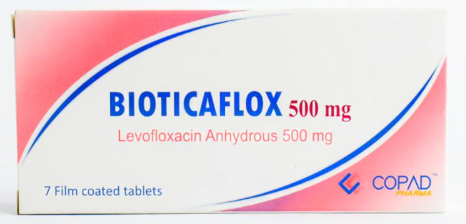 BIOTICAFLOX 500MG 7 TAB