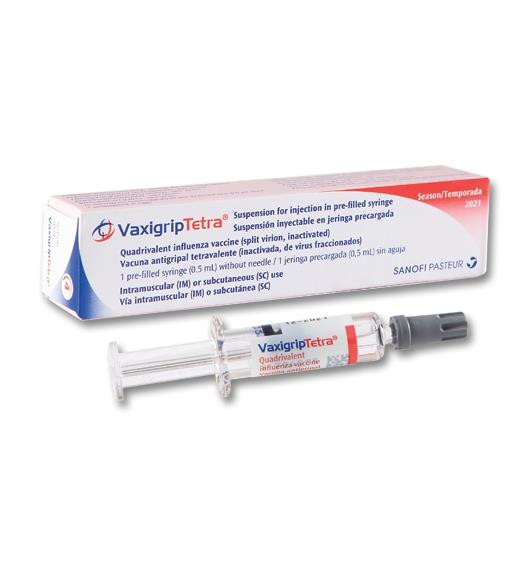 VAXIGRIP TETRA 0.5ML 1/PRE.SYRINGE (REF)