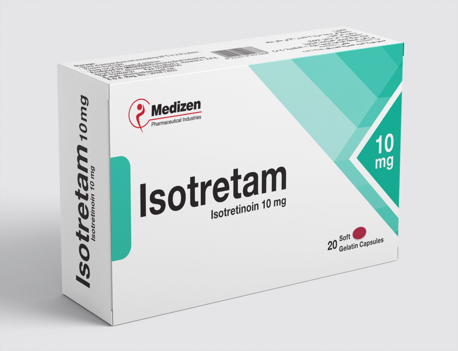 ISOTRETAM 10 MG 20CAP