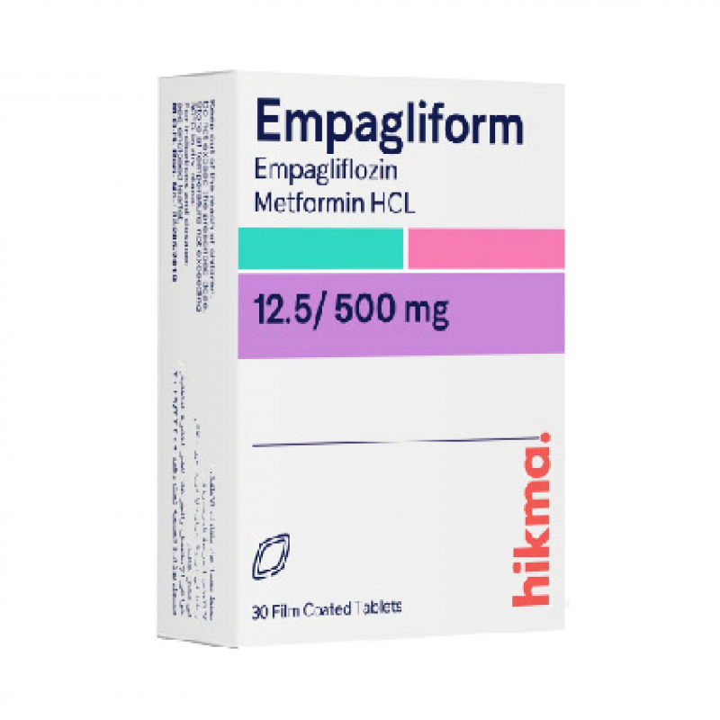 EMPAGLIFORM 500/12.5 MG TAB