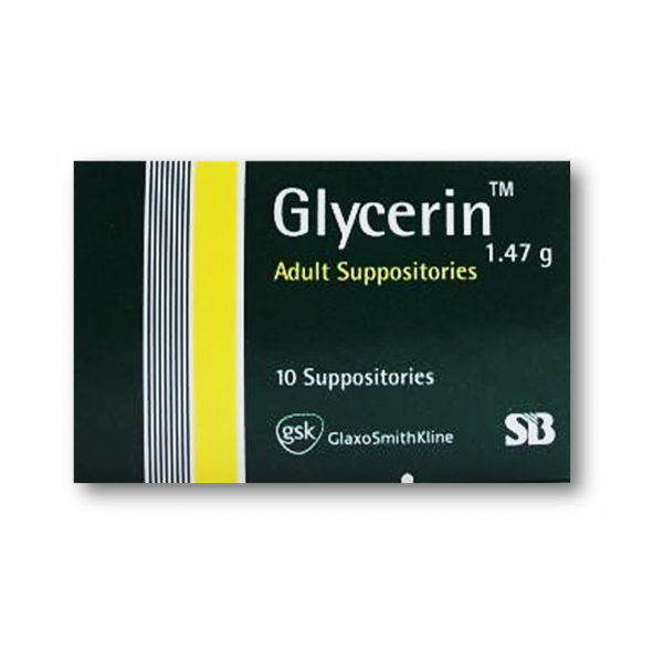 GLYCERIN ADULT 10/SUPP �(GSK)