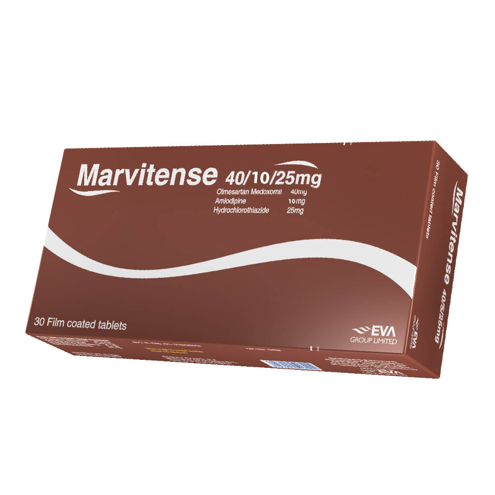 MARVITENSE 40MG/10MG/25MG 30TAB